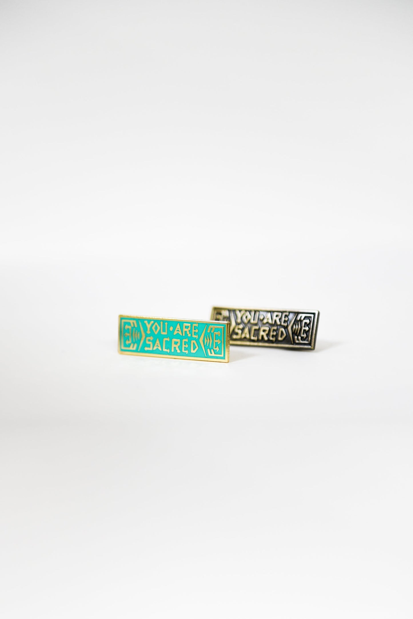 You Are Sacred Pin (Turquoise)